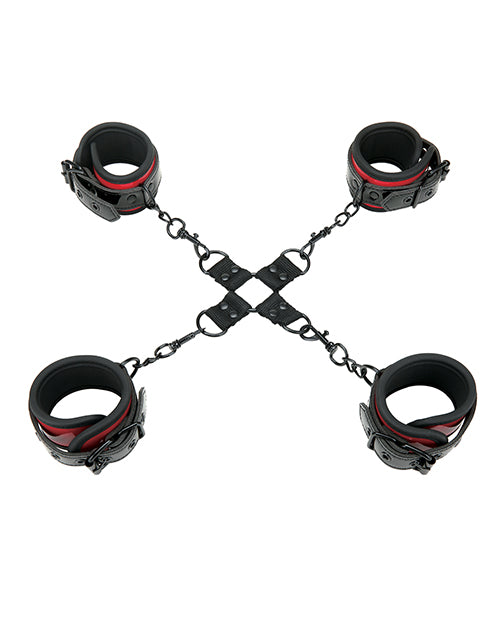 Whipsmart Heartbreaker Deluxe Hogtie - Black/red