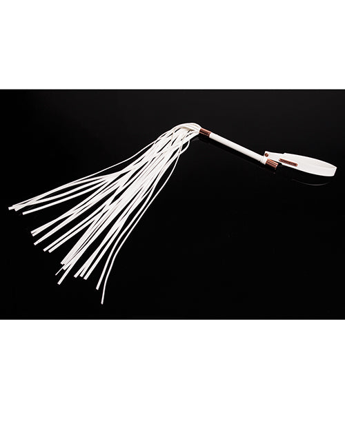 Pleasure Collection Matte Finish Whip - White/rose Gold