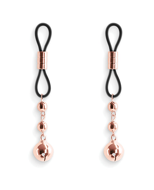 Bound Nipple Clamps - Rose Gold