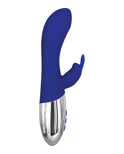 Adam & Eve Royal Rabbit Warming Vibrator - Blue