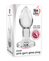 Adam & Eve Pink Gem Glass Plug