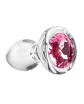 Adam & Eve Pink Gem Glass Plug