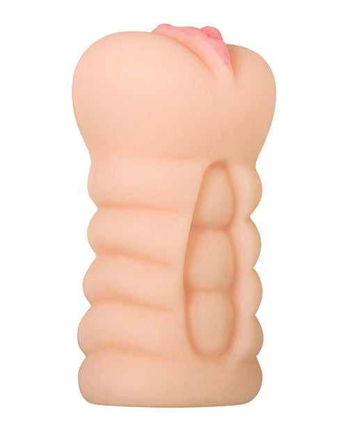 Adam & Eve Adam's Tight Stroker W-massage Beads - Ivory