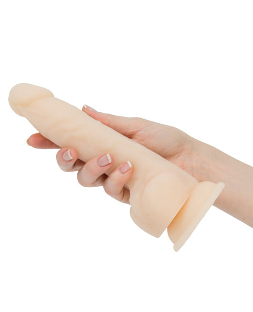 Naked Addiction 9" Thrusting Dong W-remote - Flesh