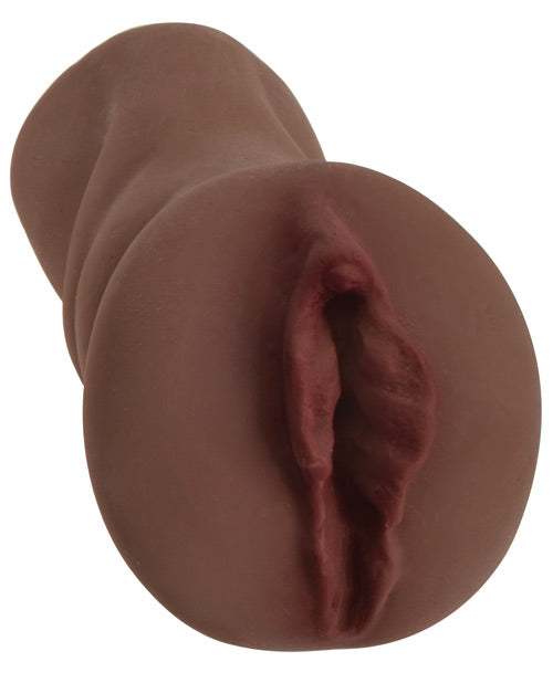 Curve Toys Home Grown Pussy Delicate Daisy - Chocolate
