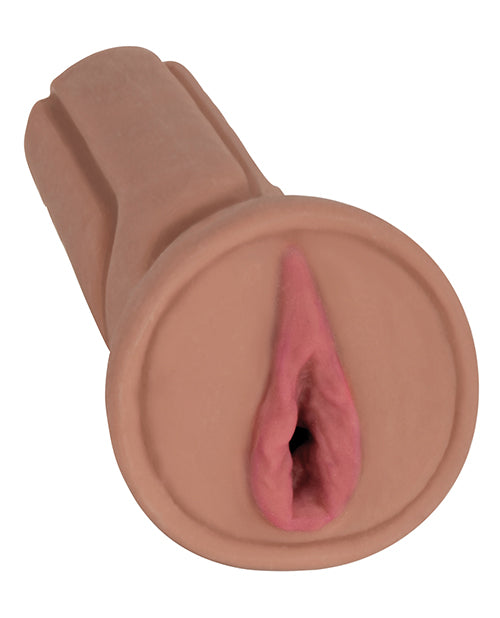 Curve Toys Mistress Vibrating Pubic Bone Stroker Arielle - Latte