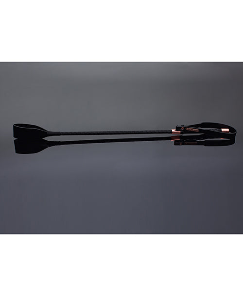 Pleasure Collection Matte Finish Crop - Black-rose Gold