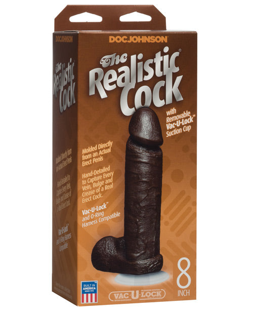 8 inch Realistic Cock W/balls