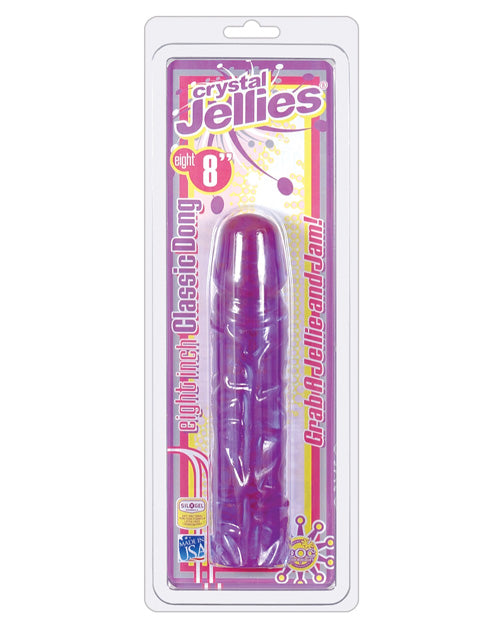 Crystal Jellies 8 inch Classic Dildo