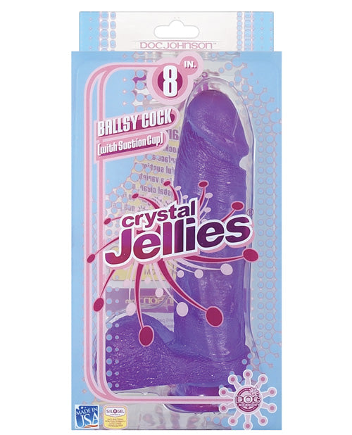 Crystal Jellies 8 inch Ballsy Cock