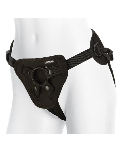 Vac-u-lock Supreme Harness W-vibrating Plug - Black