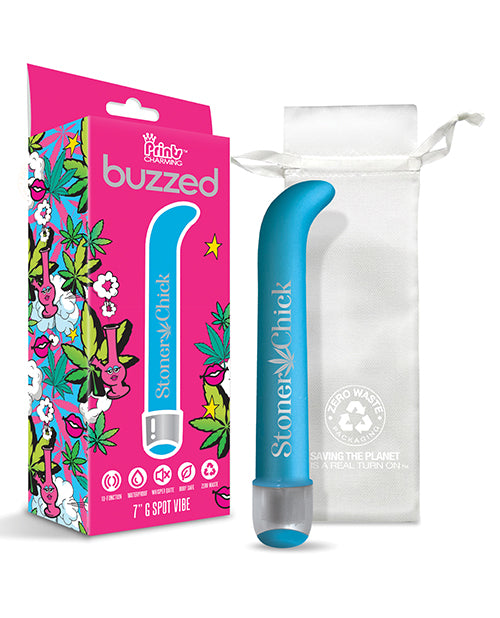 Buzzed 7" G-spot Vibe - Stoner Chick Blue