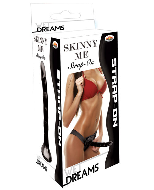 Wet Dreams Skinny Me 7 inch Strap On W/harness