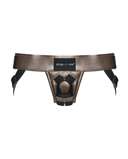 Strap On Me Leatherette Harness Curious - Bronze O-s