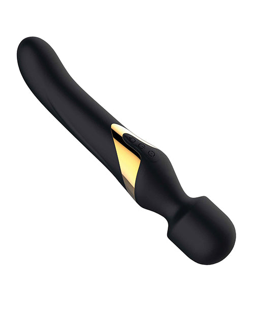 Dorcel Dual Orgasms Wand - Black-gold