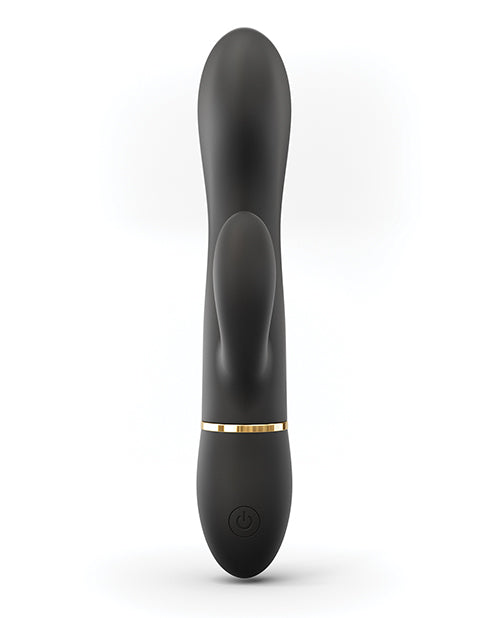 Dorcel Glam Rabbit Vibrator - Black-gold