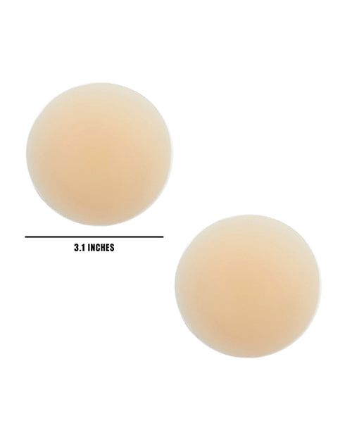 Neva Nude Ice Queen Skin Invisible Reusable Silicone Pasties - Nude O-s