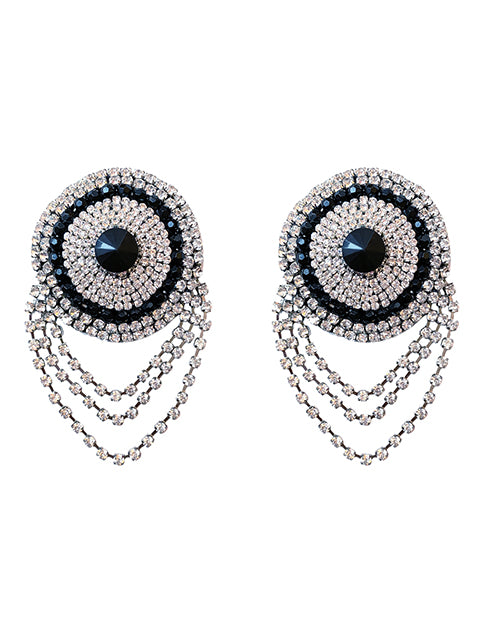 Neva Nude Burlesque La Vie Boheme Jewel Reusable Silicone Pasties - Crystal O-s