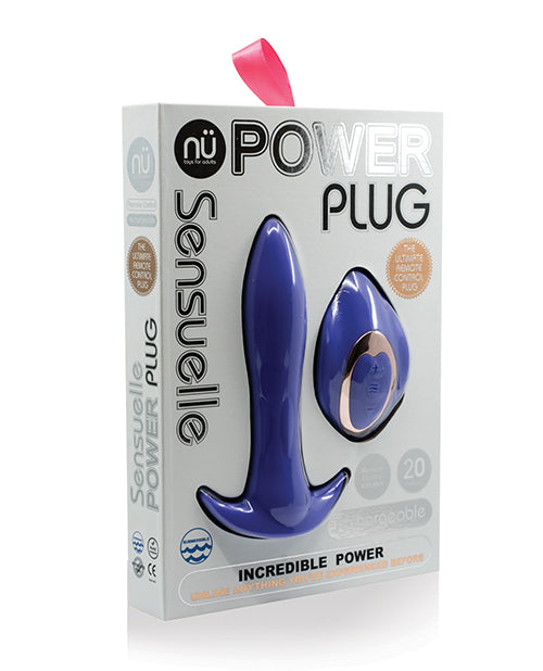 Sensuelle Power Plug 20 Function Remote Control Butt Plug