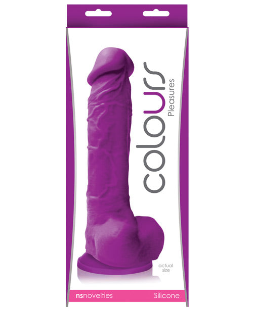 Colours Pleasures 8 inch Dildo W/suction Cup