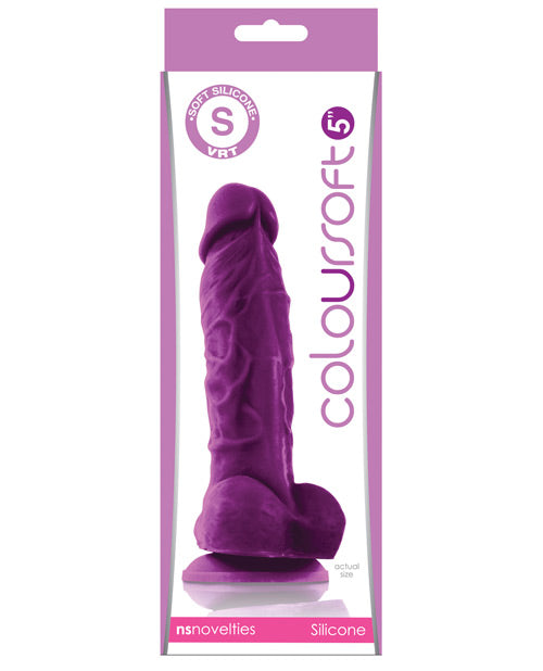 Coloursoft 5 inch Silicone Soft Dildo