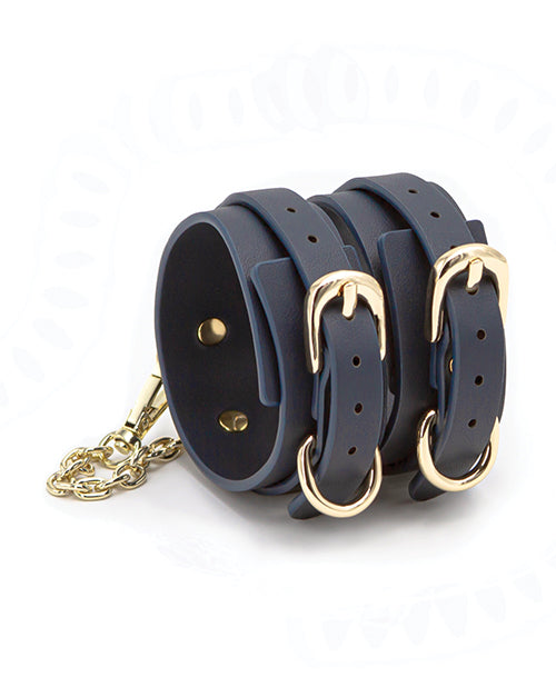 Bondage Couture Vinyl Ankle Cuff - Blue