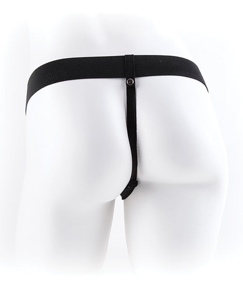 Fetish Fantasy Series 9" Vibrating Hollow Strap On W-balls - Flesh