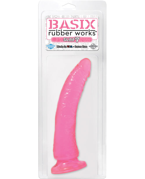 Basix Rubber Works 7 inch Slim Dong