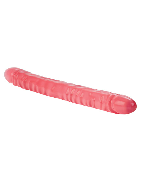 Translucence 18" Veined Double Dong - Pink