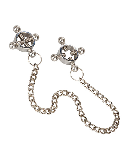 Nipple Grips 4-point Nipple Press W-chain - Silver