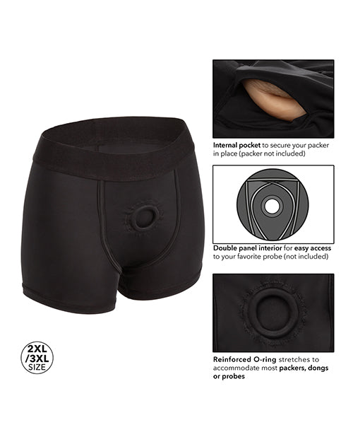 Boundless Boxer Brief 2xl-3xl - Black