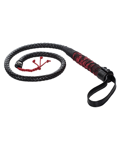 Scandal Bull Whip - Black-red