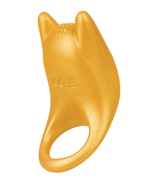 Naughty Bits Horny Af Vibrating Cock Ring - Gold