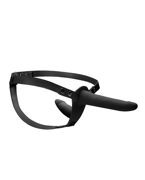 Shots Ouch Double Silicone Strap On - Black