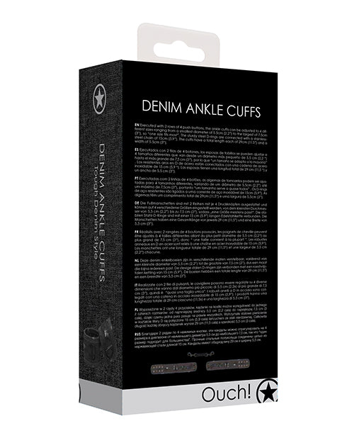 Shots Ouch Denim Ankle Cuffs