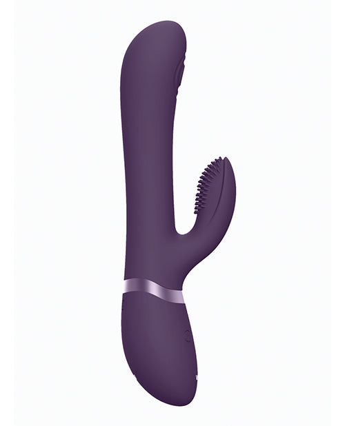 Shots Vive Etsu Pulse G-spot Rabbit W-interchangeable Clitoral Attachments - Purple