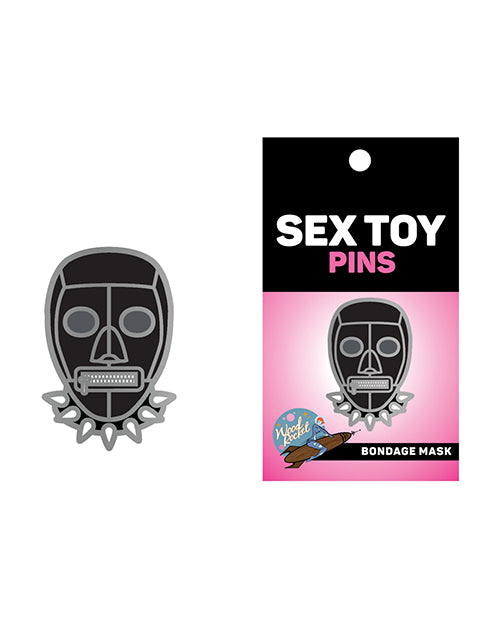 Wood Rocket Sex Toy Bondage Mask Large Pin