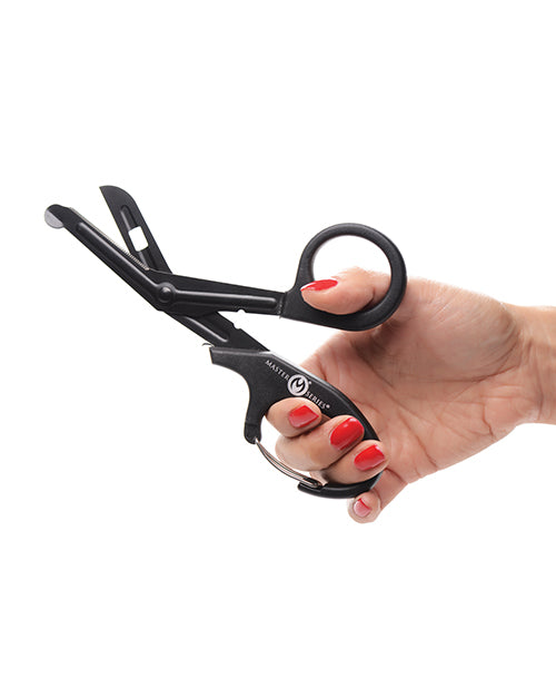 Master Series Snip Heavy Duty Bondage Scissors W-clip - Black