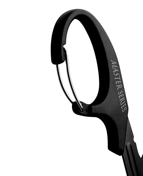 Master Series Snip Heavy Duty Bondage Scissors W-clip - Black