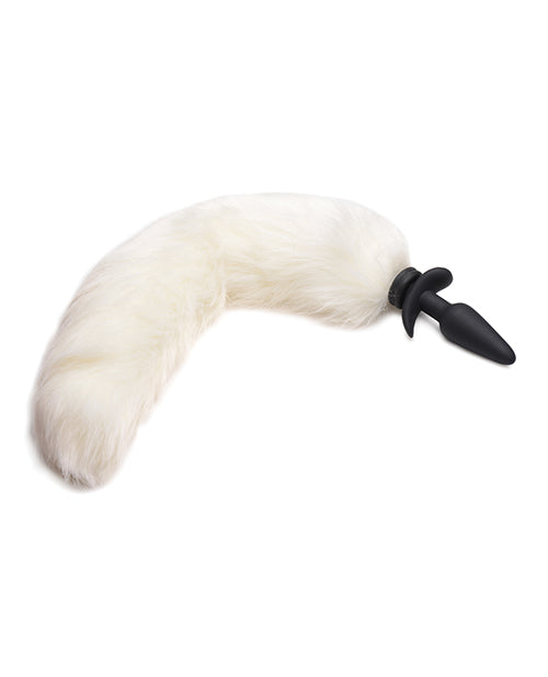 Tailz Snap On Vibrating Silicone Anal Plug W-3 Interchangeable Tails & Remote - Asst Colors