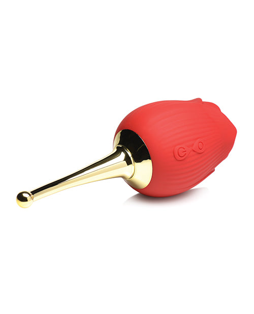Inmi Bloomgasm Flutter Rose 10x Suction-vibrator W-butterfly Teaser - Red