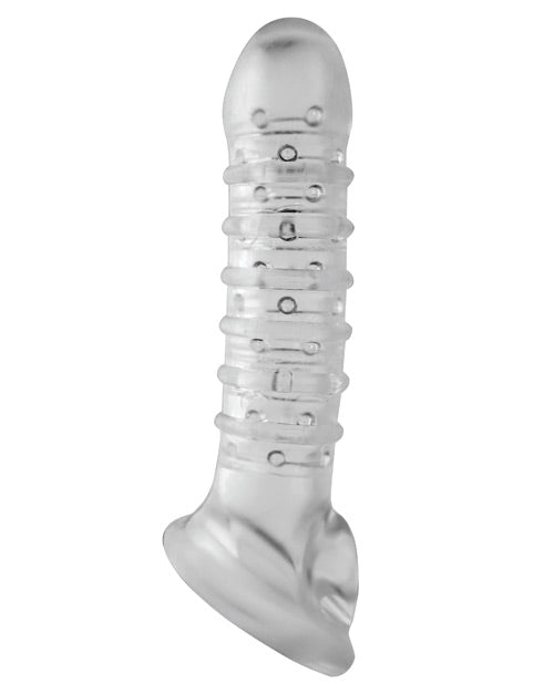 Tom Of Finland Textured Girth Enhancer - Clear