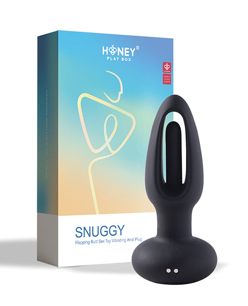 Taper Tapping Prostate Massager Butt Plug Anal Vibrator - Black