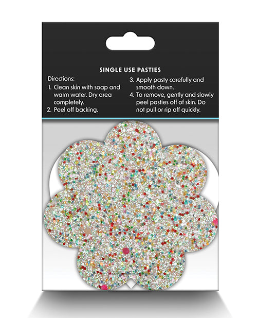 Pretty Pasties Heart & Flower Glow In The Dark - 2 Pair