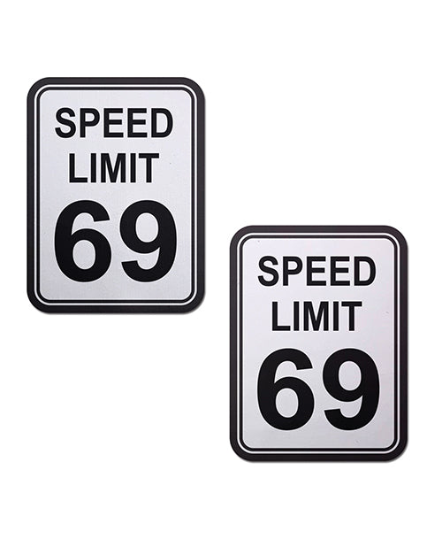 Pastease Premium Speed Limit 69 - White-black O-s