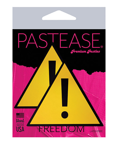 Pastease Premium Exclamation Warning Sign - Yellow