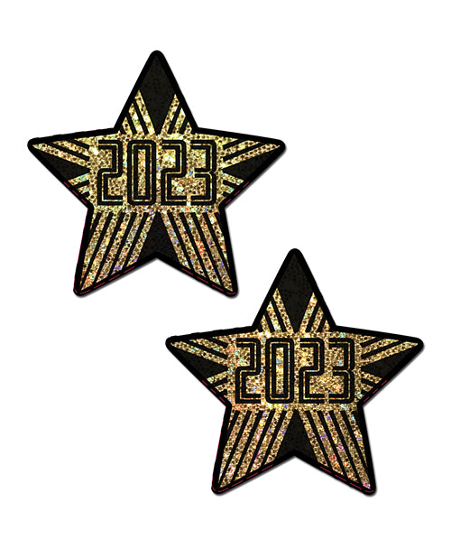 Pastease 2023 New Years Star - Gold O-s