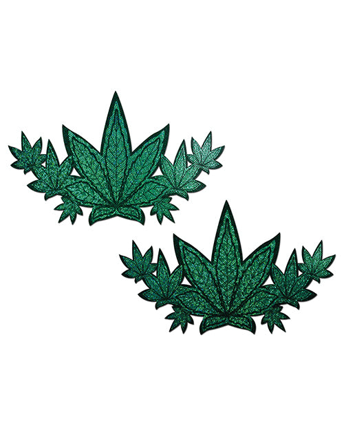 Pastease Demis Glitter Leaf - Green O-s