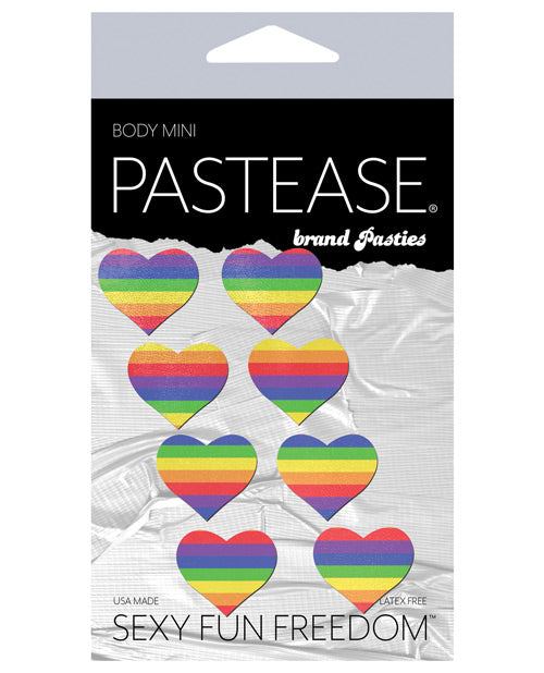 Pastease Premium Mini Rainbow Heart - Pack Of 8 O-s
