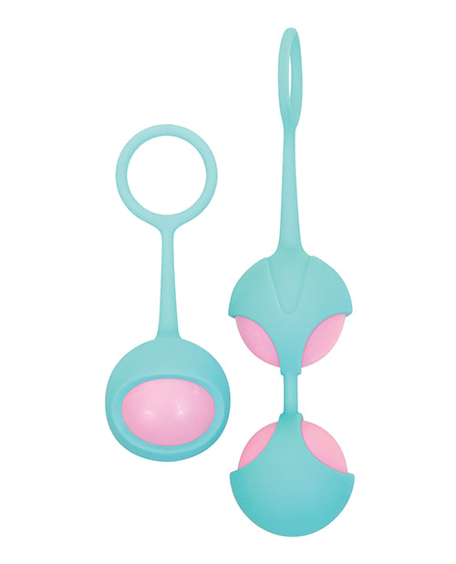 Adam & Eve Eve's Kegel Training Set - Pink-teal